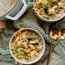 Roasted Poblano Corn Chowder-image