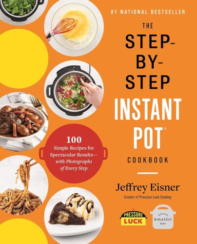 The step-by-step instant pot cookbook cover