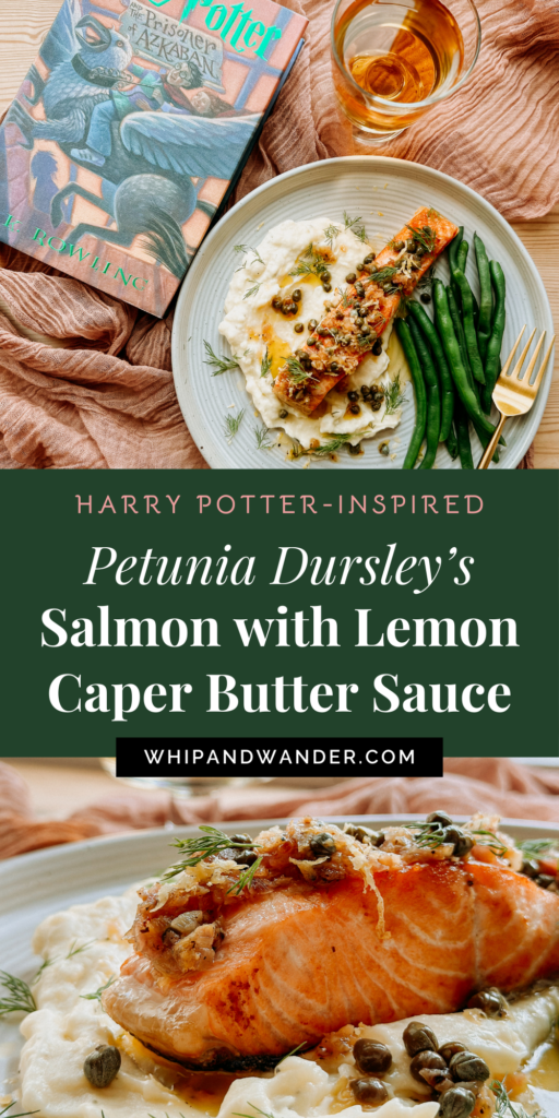 two plates with mashed potatoes, salmon and green beans