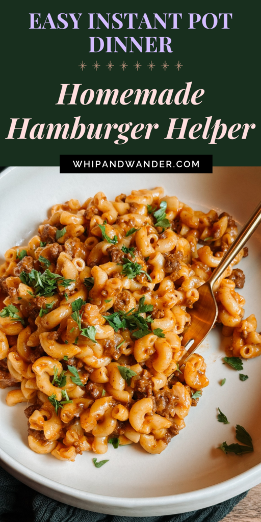 One-Pot Cheeseburger Pasta